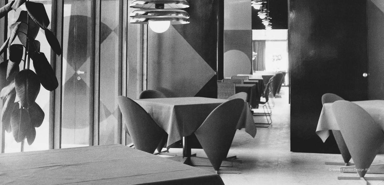 Innenansicht des Gasthofs „Kom-Igen“