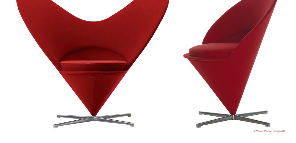 Heart Cone Chair und Cone Chair