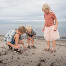 Kinder am Hasmark Strand